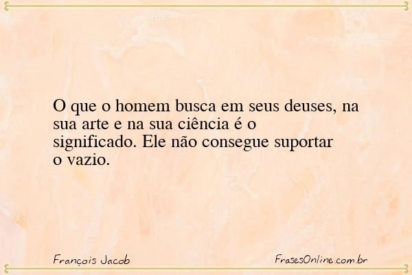 Frase de François Jacob