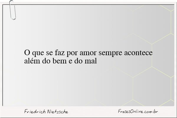 Frase de Friedrich Nietzsche