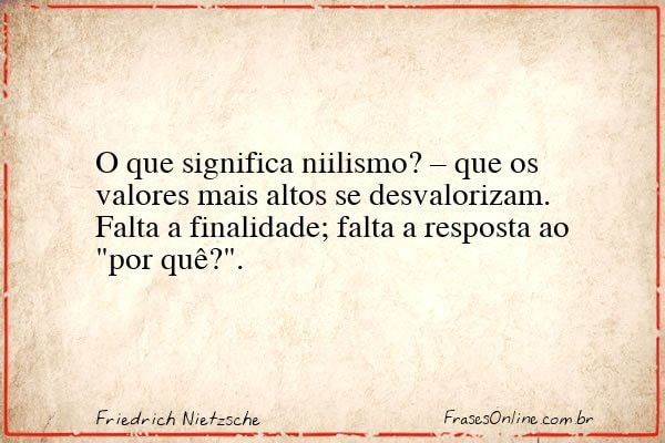 Frase de Friedrich Nietzsche