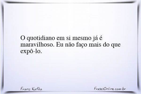 Frase de Franz Kafka