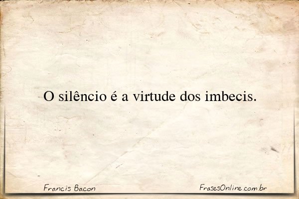 Frase de Francis Bacon