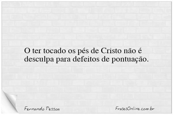 Frase de Fernando Pessoa