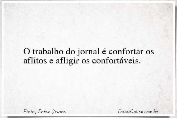 Frase de Finley Peter Dunne