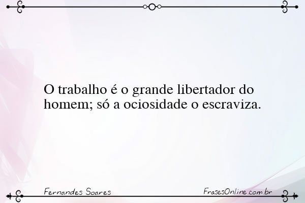 Frase de Fernandes Soares
