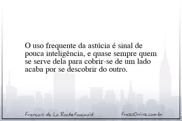 Frase de François de La Rochefoucauld