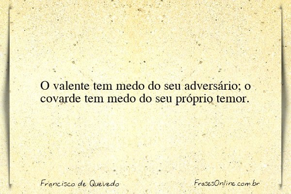Frase de Francisco de Quevedo