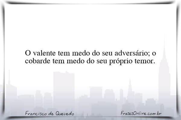 Frase de Francisco de Quevedo