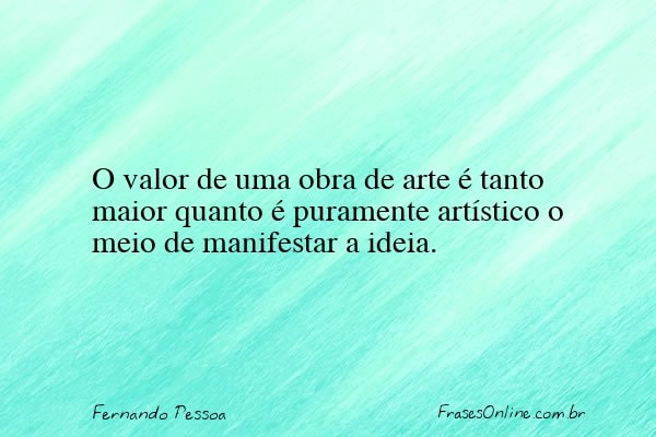 Frase de Fernando Pessoa