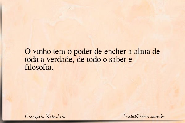 Frase de François Rabelais