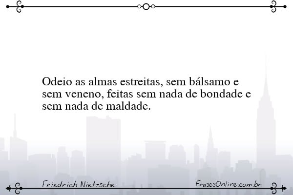 Frase de Friedrich Nietzsche
