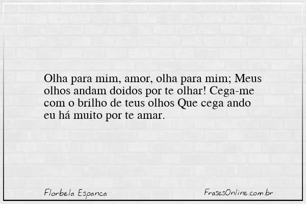 Frase de Florbela Espanca