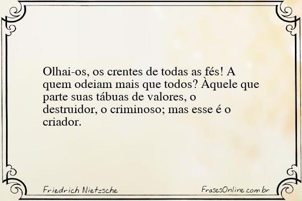Frase de Friedrich Nietzsche