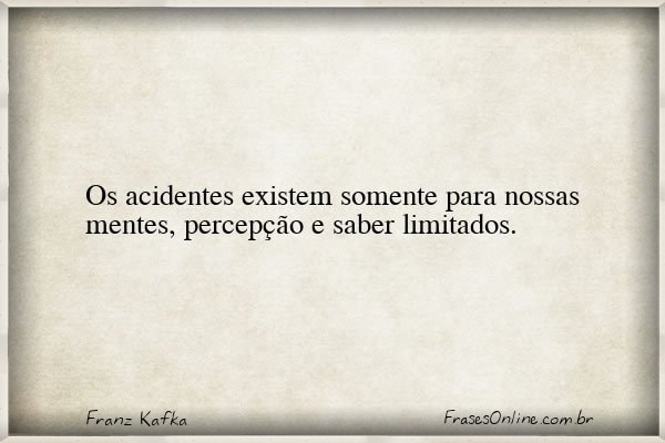 Frase de Franz Kafka