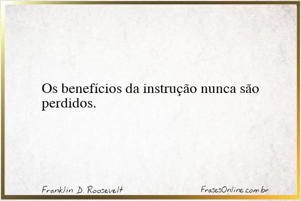 Frase de Franklin D. Roosevelt