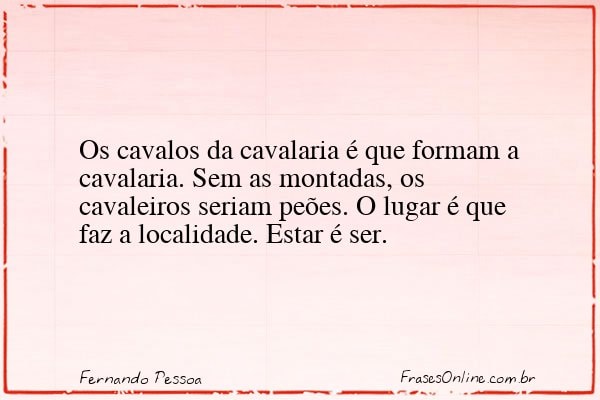 Frase de Fernando Pessoa