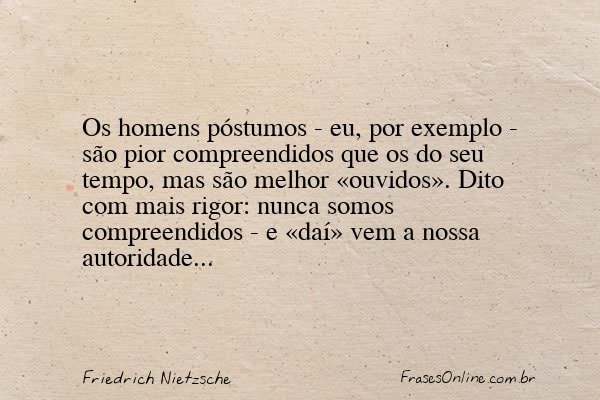 Frase de Friedrich Nietzsche