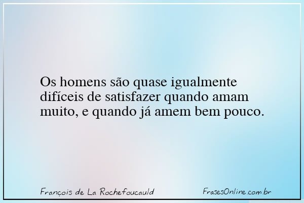 Frase de François de La Rochefoucauld