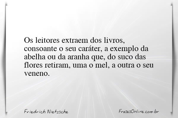 Frase de Friedrich Nietzsche