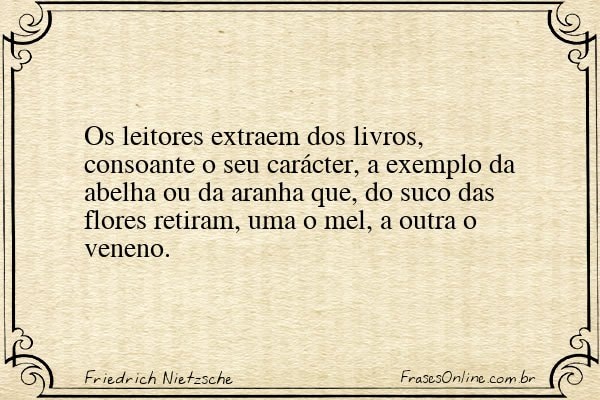 Frase de Friedrich Nietzsche