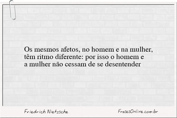Frase de Friedrich Nietzsche