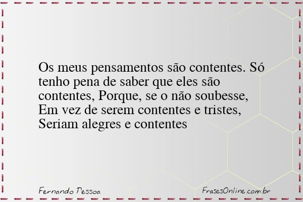 Frase de Fernando Pessoa