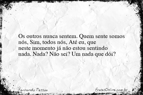 Frase de Fernando Pessoa
