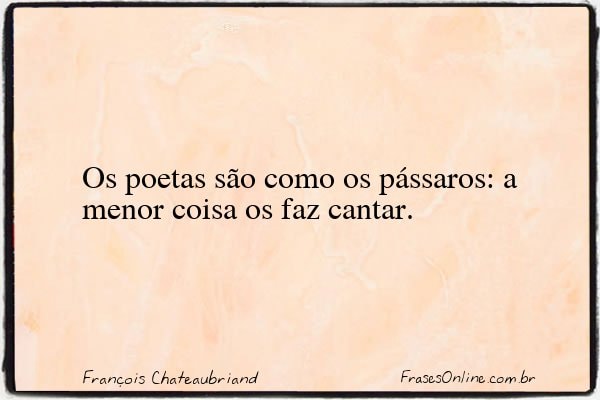 Frase de François Chateaubriand