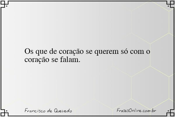 Frase de Francisco de Quevedo