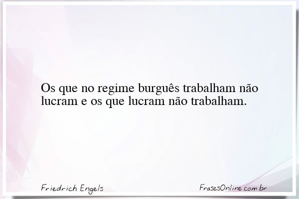 Frase de Friedrich Engels