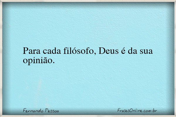 Frase de Fernando Pessoa
