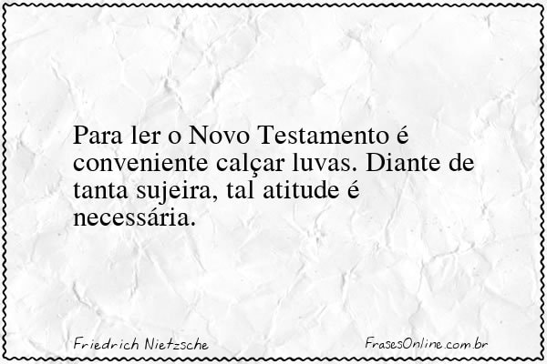 Frase de Friedrich Nietzsche