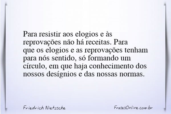 Frase de Friedrich Nietzsche