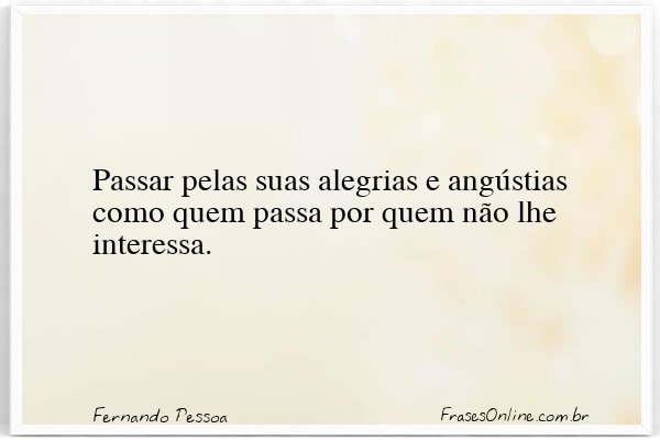 Frase de Fernando Pessoa