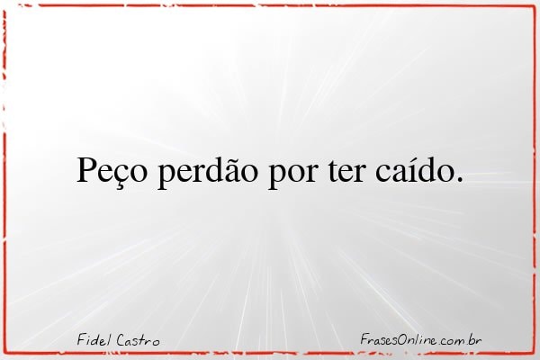 Frase de Fidel Castro