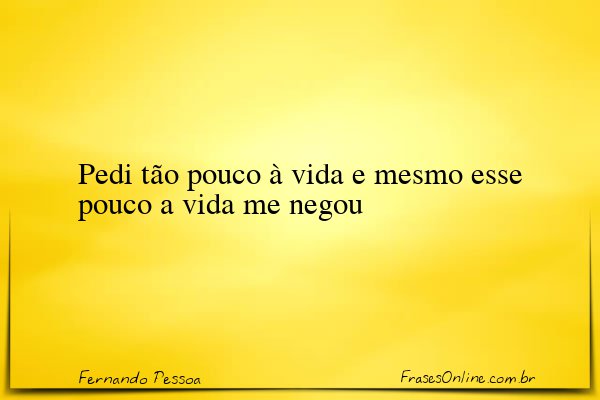 Frase de Fernando Pessoa