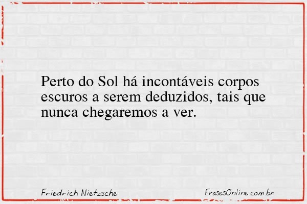 Frase de Friedrich Nietzsche