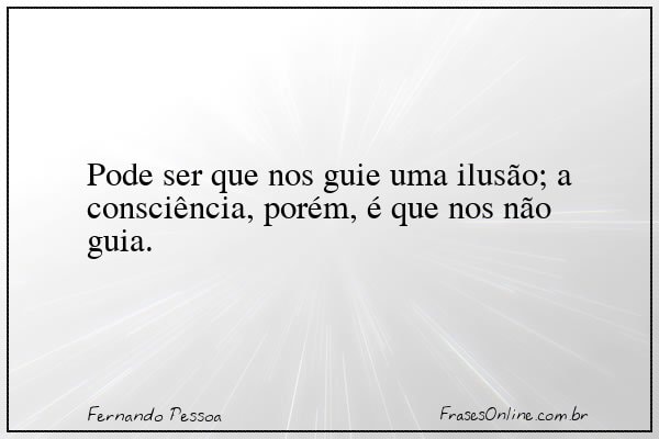 Frase de Fernando Pessoa