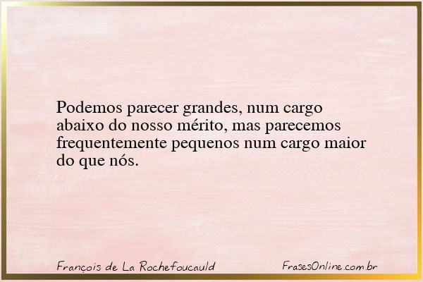 Frase de François de La Rochefoucauld