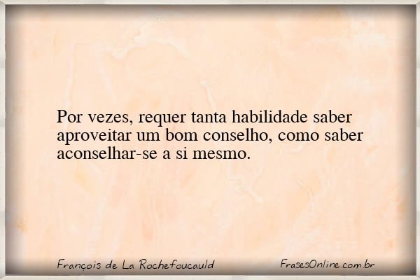 Frase de François de La Rochefoucauld