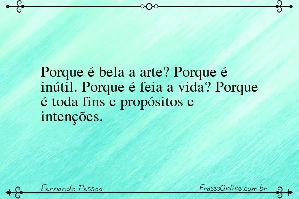 Frase de Fernando Pessoa