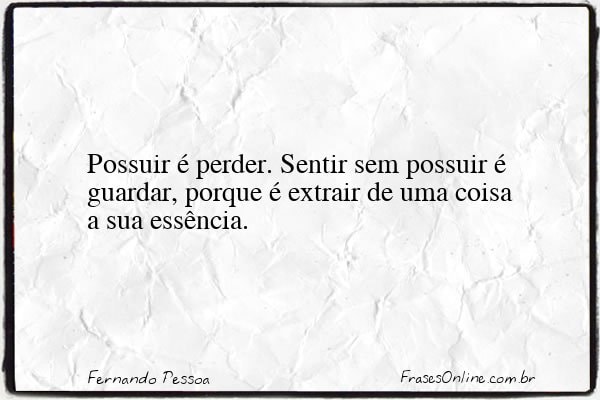 Frase de Fernando Pessoa
