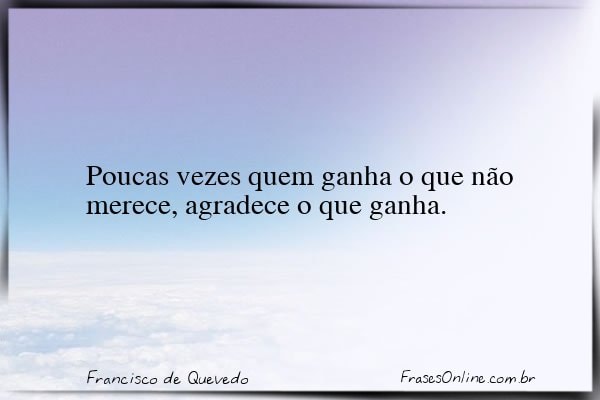 Frase de Francisco de Quevedo