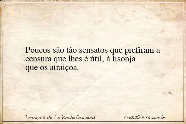 Frase de François de La Rochefoucauld