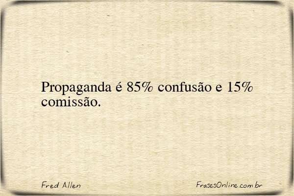 Frase de Fred Allen