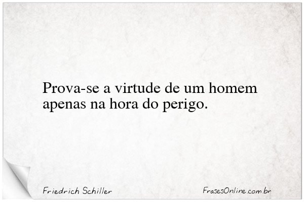 Frase de Friedrich Schiller