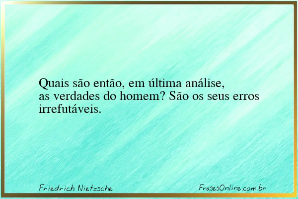 Frase de Friedrich Nietzsche