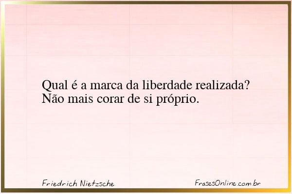 Frase de Friedrich Nietzsche