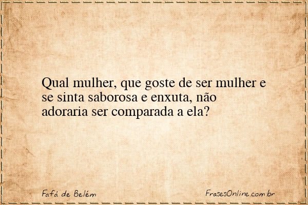 Frase de Fafá de Belém