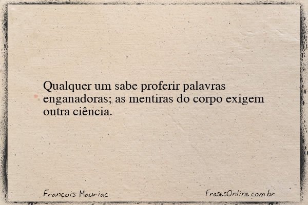 Frase de François Mauriac