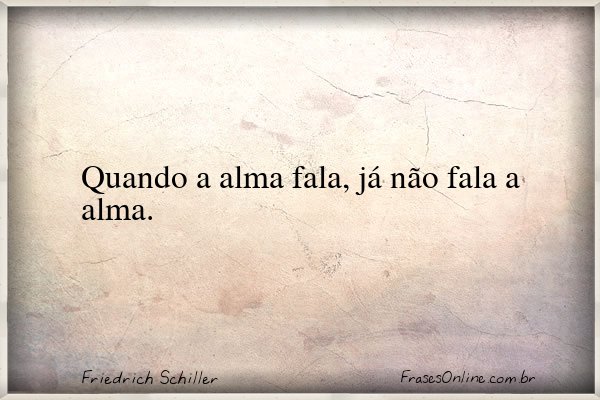 Frase de Friedrich Schiller